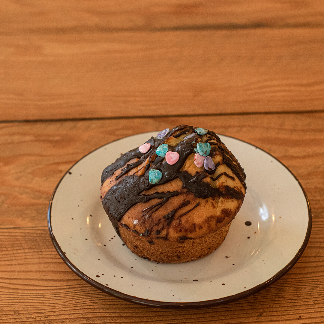 BUDIN BAÑADO EN CHOCO